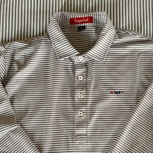 Sugarloaf men’s long sleeve golf polo. Size L